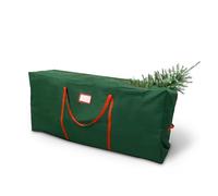 KEPLIN Christmas Tree & Wrapping Paper Storage Bag - Foldable, Heavy Duty, 600D Oxford Fabric with Carry Straps - Protection for Tree, Decorations, Paper, Tags & Ribbons (7ft Tree Bag)