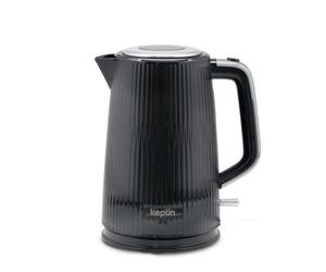Keplin Cook Electric Kettle 1.7L - 2520-3000W Fast Boil, Strix Controller, Glossy Black
