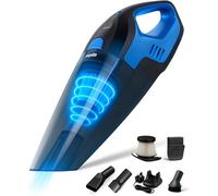 Keplin Cordless Handheld Vacuum Cleaner Wet & Dry, Portable Mini Vacuum 3 LED in Blue Keplin Blue