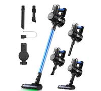 KEPLIN Cordless Vacuum Cleaner - 150W Power - Speed Suction - Easy Reach Bendable Wand - LED Display - 2 60 Min Runtime - Stick Hoover - Pet Hair - Carpet & Hard Floor Clean (150W)