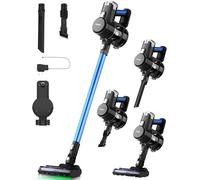 KEPLIN Cordless Vacuum Cleaner - 150W Power - Speed Suction - Easy Reach Bendable Wand - LED Display - 2 60 Min Runtime - Stick Hoover - Pet Hair - Carpet & Hard Floor Clean (150W)