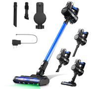 Keplin Cordless Vacuum Cleaner with LED Display (250W) - 1 Year Warranty in Blue Keplin Blue