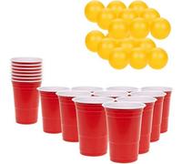 Keplin Cup Toss Game - Reusable Plastic Cups And Balls 36 Pc Set - Versatile And Durable, Easy To Clean And Portable