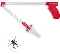 Keplin Foldable Spider Catcher - Long-Handled Bug Trap For Safe And Humane Insect Removal