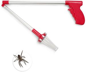 Keplin Foldable Spider Catcher - Long-Handled Bug Trap For Safe And Humane Insect Removal