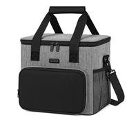 Keplin Insulated Cooler Bag, Waterproof & Leak Resistant - 16L (30x23x23cm) in Grey | Size: 16 Pack Keplin Grey 16 Pack