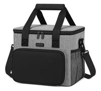 Keplin Insulated Cooler Bag, Waterproof & Leak Resistant with Strap - 8.5L in Grey Keplin Grey