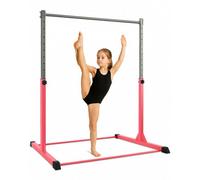 Keplin - Kayman Kayman Adjustable Gymnastics Horizontal Bar With Hand Protection Wrap-Pink Large