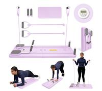 Keplin - Kayman Kayman Pilates Board, Compact Foam & Pp Exercise Platform With Auto Rebound, Foldable, Stable & Versatile, Space Saving Workout