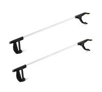 Keplin Litter Picker - 30" Grabber Garden Tool, Magnetic Pick-Up Tip (2 pack) in Silver Keplin Silver