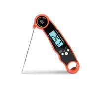 Keplin Meat Thermometer - Instant Read Food Thermometer with Backlight LCD in Orange Keplin Orange
