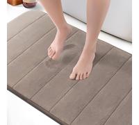 Keplin Memory Foam Bath Mat, Ultra-Soft, Highly Absorbent, Non-Slip, 60x90cm in Beige | Size: 60 cm x 90 cm Keplin Beige 60 cm x 90 cm