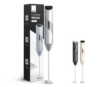 Keplin Milk Frother - Handheld, Electric Milk Foam Maker with Stainless Steel in Silver | Size: 1 Pack Keplin Silver 1 Pack