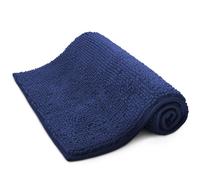 Keplin Non-Slip Microfibre Bath & Toilet Mat, Soft & Comfortable, 50x80cm in Navy | Size: 50 cm x 80 cm Keplin Navy 50 cm x 80 cm