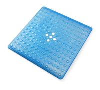 Keplin Non-Slip Shower Mat, For Shower Runner & Bathroom Tub, Square, 54x54cm in Blue | Size: 600mm Keplin Blue 600mm