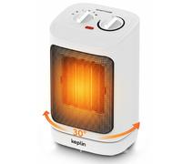 Keplin Oscillating Space Heater, 2 Heat Settings & Oscillation Mode, 1500W in White Keplin White