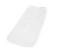 KEPLIN Premium Non-Slip Bath Mat - 200 Suction Cups, BPA, Latex Free, Mildew Resistant, Machine Washable - Safe, Durable & Comfortable for Bathroom Tubs (White, Bath, 100 x 40cm)