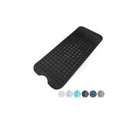 KEPLIN Premium Non-Slip Bath Mat - 200 Suction Cups, BPA, Latex Free, Mildew Resistant, Machine Washable - Safe, Durable & Comfortable for Shower Runner & Bathroom Tubs Extra Long (40x100cm) - Black