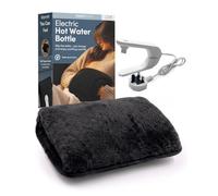 Keplin Rechargeable Electric Hot Water Bottle - Auto-Shut Off, Fast Heating Heat Pad, Back Pain Relief, Rechargeable Hand Warmers & Heating Pad, Small Hot Water Bottle, 1 Year Warranty, Black