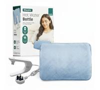 KEPLIN Rechargeable Electric Hot Water Bottle Soft & Cosy Bed, Hand & Body Warmer - Fast Heating, Auto-Shut Off Function, Over-Heat Protection & No Refill Heat Pad - 1 Year Warranty (Blue)