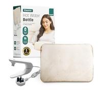 KEPLIN Rechargeable Electric Hot Water Bottle Soft & Cosy Bed, Hand & Body Warmer - Fast Heating, Auto-Shut Off Function, Over-Heat Protection & No Refill Heat Pad - 1 Year Warranty (Cream)