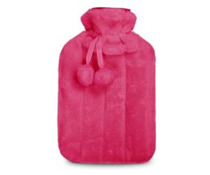 KEPLIN Rechargeable Electric Hot Water Bottle Soft & Cosy Bed, Hand & Body Warmer - Fast Heating, Auto-Shut Off Function, Over-Heat Protection & No Refill Heat Pad - 1 Year Warranty (Pink 2)