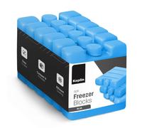 Keplin Reusable Mini Freezer Blocks (6 Pack) - Reusable Ice Packs in Blue Keplin Blue