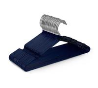 Keplin Rubber Coated Metal Hangers, Heavy Duty Clothes Hangers, 20 Pack in Navy Keplin Navy 20 Pack