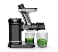 Keplin Slow Masticating Juicer - Cold Press Juicer Machine with 7-Stage Auger for High Juice Yield, Nutrient Retention, Quiet Motor, Easy to Clean & Compact Design - 2.12kg - Black