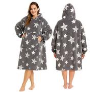 Keplin Thermal, Soft & Comfortable Oversized Blanket Hoodie, Stardust, Large