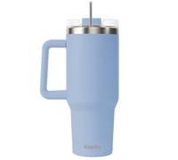 Keplin Tumbler 40 oz with Handle, Travel Mug, Thermal Flask with Straw & Lid in Light Blue Keplin Light Blue