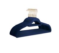 Keplin Velvet Hangers 20 Pack Non Slip Clothes Coat Hangers Navy Blue