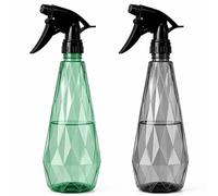 Keplin Water Spray Bottles (2 Pack) 600ml - Adjustable Nozzle (Grey & Green) Keplin Multicolor