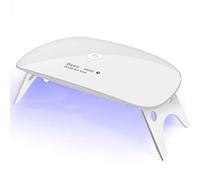 Kepma UV LED Nail Dryer Mini lamp Portable Curing Light for Gel Nail Polish,6w(White)
