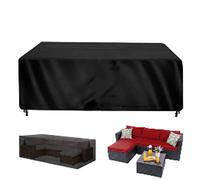 KEPPD Garden Furniture Covers 180x120x110cm, Quick Drying Garden Table Cover 420D Heavy Duty Oxford Polyester Outdoor Patio Cover Windproof,Waterproof&Anti-UV for Chair and Table Rattan Sofa Cover