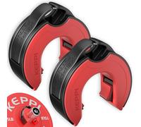 Keppi Fitness Barbell Clips, C-Shape Barbell Clamps for Weight Lifting Bar, Fast Lock/Removal Weight Clips Barbell Collars 2 Inch Olympic Gym Equipment