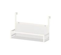 Kepuarm Grid Storage Basket, Over the Cabinet Door Organizer, Hanging Storage Wire Basket for Kitchen,Bathroom,Pantry, Under Sink Kitchen Cabinet (White-01)