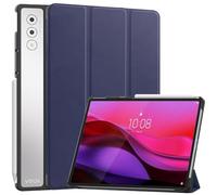 Kepuch Custer Case Compatible for Lenovo Yoga Tab Plus, Yoga Pad Pro TB-520FU 12.7",Ultra-Thin PU-Leather Hard Shell Cover - Blue