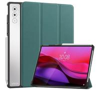 Kepuch Custer Case Compatible for Lenovo Yoga Tab Plus, Yoga Pad Pro TB-520FU 12.7",Ultra-Thin PU-Leather Hard Shell Cover - Green