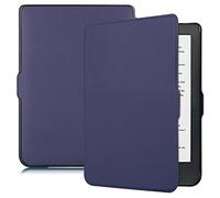 Kepuch Custer Case for Kobo Clara HD, PU-Leather Case Cover for Kobo Clara HD - Blue