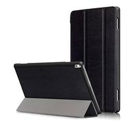 Kepuch Custer Case for Lenovo Tab 4 10 Plus TB-X704F TB-X704N, PU Leather Case Cover for Lenovo Tab 4 10 Plus TB-X704F TB-X704N - Black