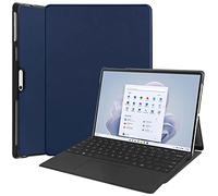 Kepuch Custer Case for Microsoft Surface Pro 9, Slim Smart Cover Case Protective PU Leather for Microsoft Surface Pro 9 - Blue
