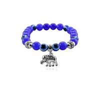kepvrio Blue Evil Eye Bracelet for Women Blue Friendship Bracelets Evil Eye Bead Bracelet Blue Evil Eye Crystal Stretch Bracelet Lucky Friendship Blue Bracelets Blue Evil Eye Jewellery, L, Zinc, no