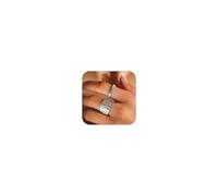 kepvrio Gold Chunky Rings for Women Non Tarnish 14K Gold Silver Irregular Opening Liquid Lava Ring Set Minimalist Adjustable Chunky Statement Rings Prom Costume Accessories, Gold, No Gemstone