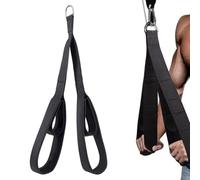 KEQAR Triceps Rope for Cables, Tricep Pull Down Rope, Triceps Extension, Fitness Accessory for Push-Down, Crunch, with Multiple Grip Options