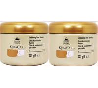 Keracare Conditioning Creme Hairdress 8oz (Pack of 2)(w/Shower Cap) by KeraCare