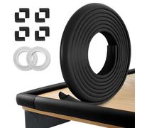 Kerätä Baby Proofing Corners and Edges Protector Guards (16.5FT Edge +8 Corners), Soft Rubber Foam Edge Protector with Removable Double Sided Tapes, Furniture Table Bumper Guard for Baby Safety-Black