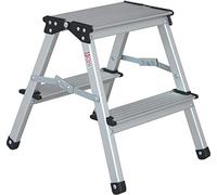 Keraiz ST-0618-ASS2X2 45cms Step Up Stool, Silver, 45 cm
