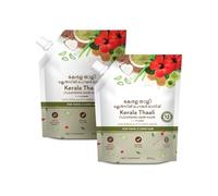 Keral.a Thaali Cleansing Pre-Shampoo Hair Mask with Hibiscus, Shikakai, Amla, Flaxseed for Thick & Long Hair | Ready To Use Thali | Gently Cleanses | Adds Shine | 100% Natural Herbs -200g (Pack of 2)