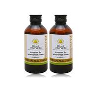 Kerala Ayurveda Mahanarayana Thailam - 200 ml | Ayurvedic Oil for Muscle Soreness & Stiffness | Increases Flexibility in Joints & Relieves Pain | Tel Massage Oil | Strengthens Muscles (Pack of 2)